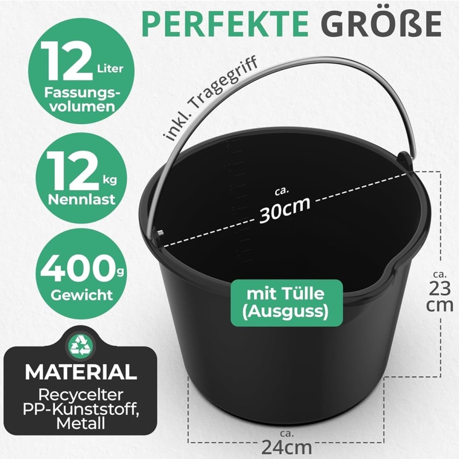 12L-Eimer-mit-Ausguss-Tuelle-Baueimer-Kuebel-fuer-Zement-Moertel-Stabiler-Wassereimer-mit-Skala-3