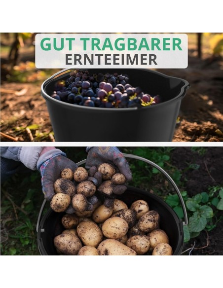 12L-Eimer-mit-Ausguss-Tuelle-Baueimer-Kuebel-fuer-Zement-Moertel-Stabiler-Wassereimer-mit-Skala-7