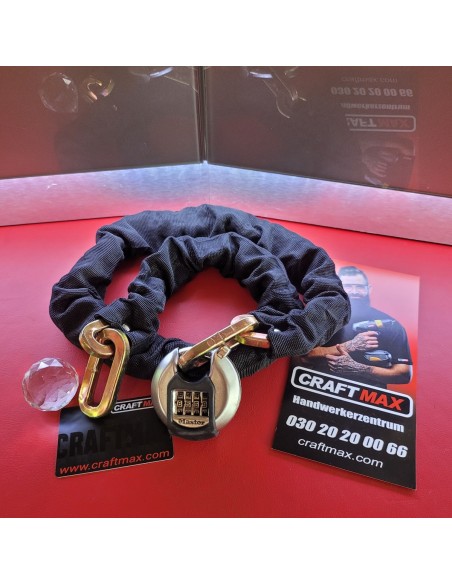 SuperSteel®-Stahlgliederkette-10mm-geschweisst-mit-Stoffschutzhuelle-und-Panzer-Zahlenschloss-120cm-1