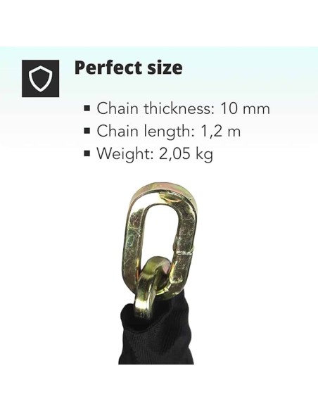 Stahlgliederkette-10mm-geschweisst-mit-Stoffschutzhuelle-und-Panzer-Zahlenschloss-120cm-2