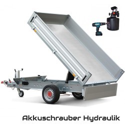 CRAFTMAX-1500kg-ALU-Heckkipper-Akkuschrauber-Hydraulik-Blechauflage-12-mm-Siebdruckholzboden