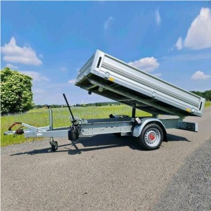 CRAFTMAX-1500kg-ALU-Heckkipper-Akkuschrauber-Hydraulik-Blechauflage-12-mm-Siebdruckholzboden 2
