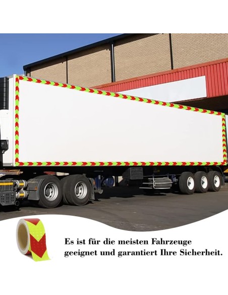 Reflektor-Warn-Klebeband-fuer-PKW-Anhaenger-Traktor-LKW-Caravan-Rot-Gelb-10cmx5cm-4