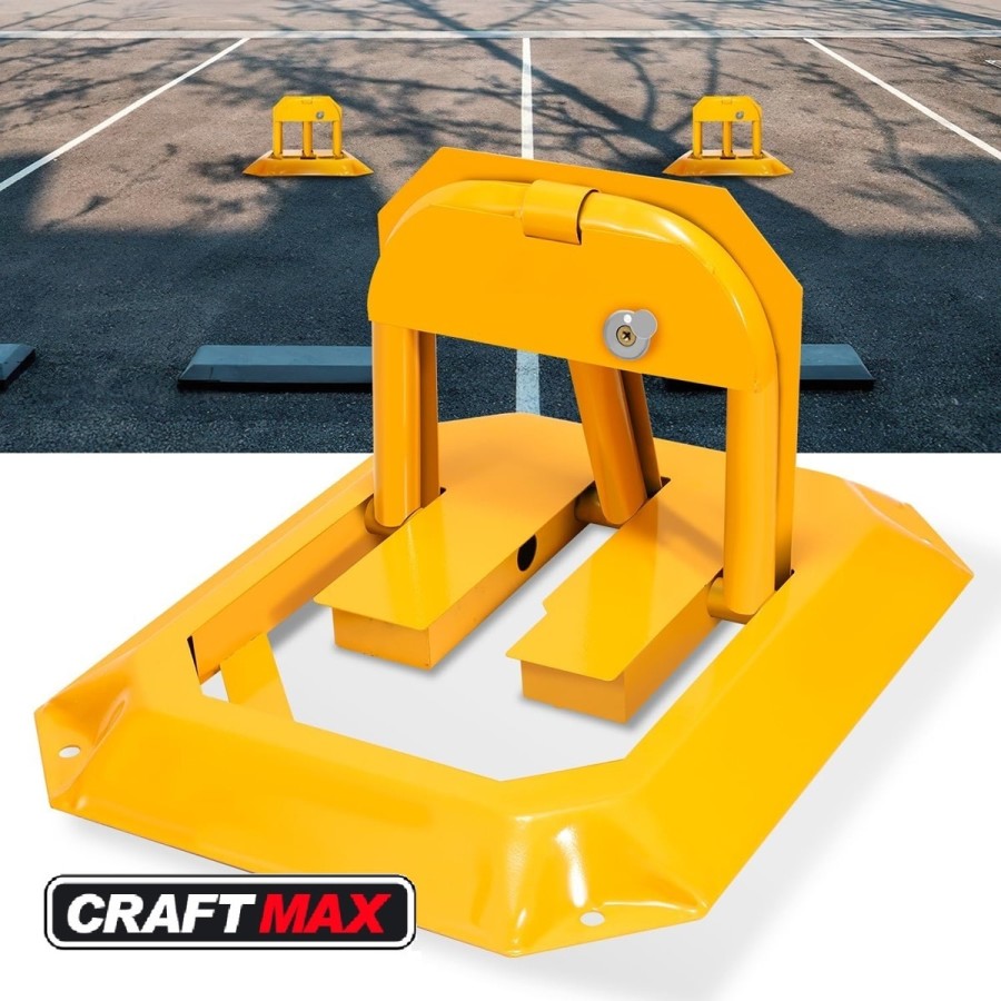 CRAFTMAX-Parkplatzblockierer-Parkplatzsperre-Poller-abschliessbar-1