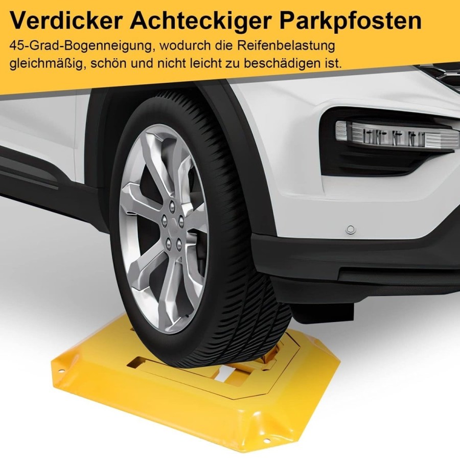 CRAFTMAX-Parkplatzblockierer-Parkplatzsperre-Poller-abschliessbar-6