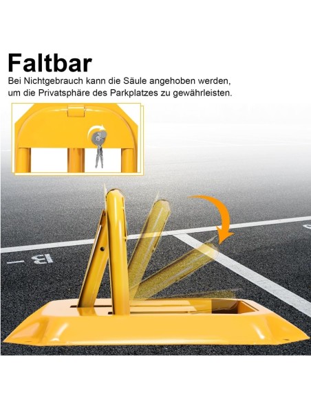 CRAFTMAX-Parkplatzblockierer-Parkplatzsperre-Poller-abschliessbar-3