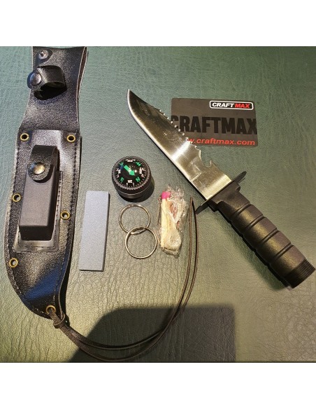 CRAFTMAX-Survival-Ueberlebensmesser-Fahrtenmesser-Kompass-und-Holster-1
