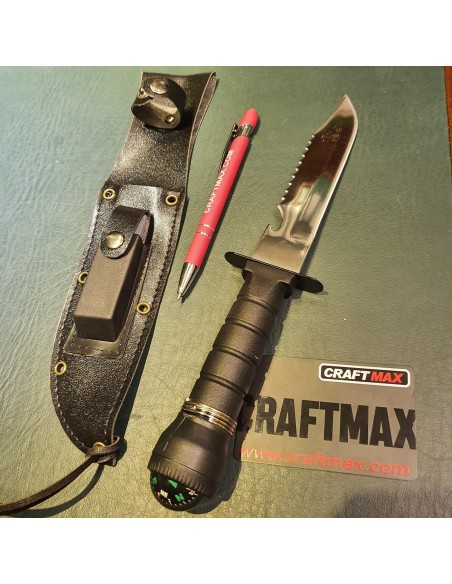 CRAFTMAX-Survival-Ueberlebensmesser-Fahrtenmesser-Kompass-und-Holster-8