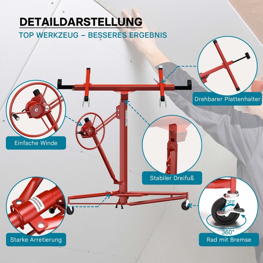 CRAFTMAX-Plattenheber-Montagehilfe-fuer-Trockenbau-5