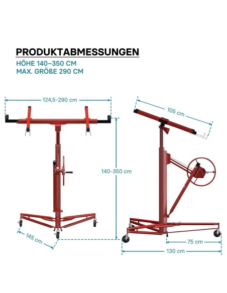 CRAFTMAX-Plattenheber-Montagehilfe-fuer-Trockenbau-12
