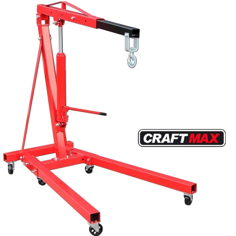 CRAFTMAX-LiftUP-2000kg-hydraulischer-Werkstattkran-zusammenklappbar-1