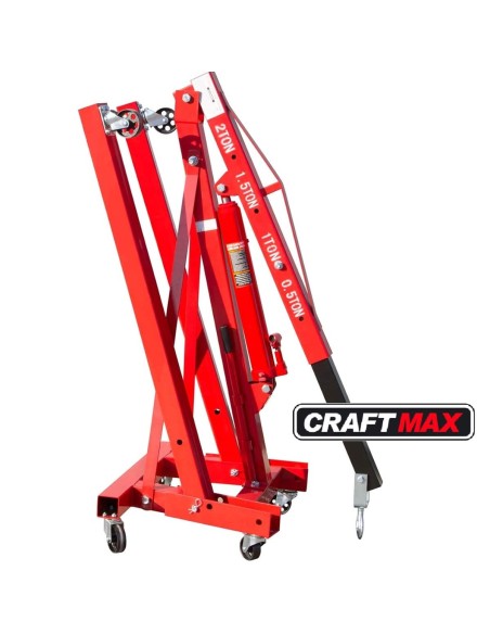 CRAFTMAX-LiftUP-2000kg-hydraulischer-Werkstattkran-zusammenklappbar-7