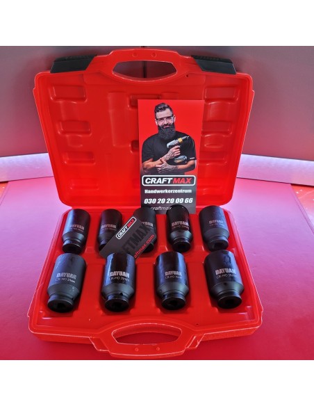 CRAFTMAX-grosse-Achsenmutter-Schlagschrauber-Nuesse-29-30-31-32-33-34-35-36-38mm-Stecknuss-Set-6
