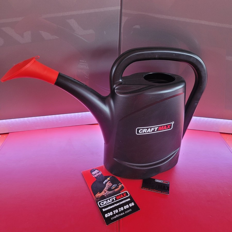 CRAFTMAX-10L-Giesskanne-mit-langem-Auslauf-Brausekopf-fuer-Industrie-Bau-Handwerk-und-Werkstatt-Chemikalien-resistent-3