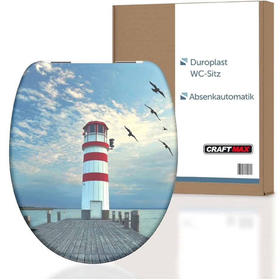Toilettenbrille-Leuchtturm-hochwertige-Qualitaet-Elegantes-Design