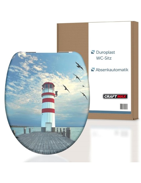 Toilettenbrille-Leuchtturm-hochwertige-Qualitaet-Elegantes-Design