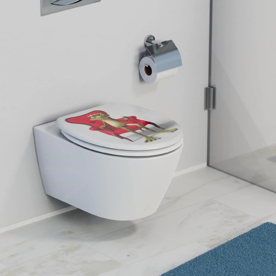 Toilettendeckel-Frog-King-hochwertige-Qualitaet-Elegantes-Design