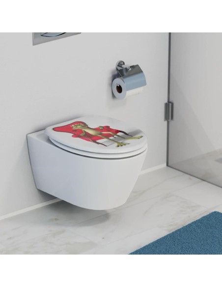 Toilettendeckel-Frog-King-hochwertige-Qualitaet-Elegantes-Design