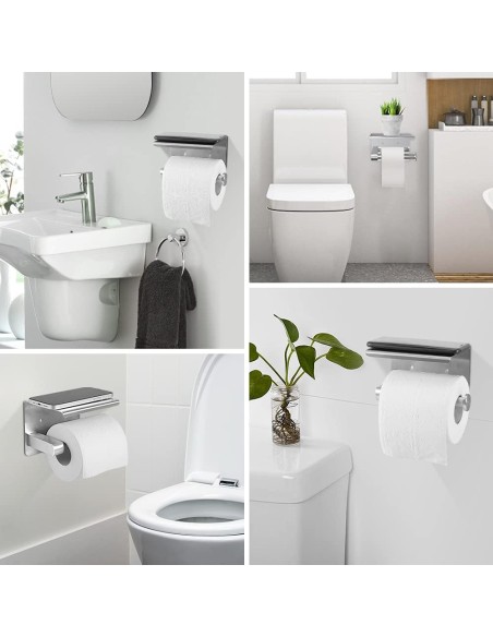 Edelstahl-Toilettenpapierhalter-mit-Handy-Ablage-selbstklebend-ohne-bohren-Klopapierhalter-9