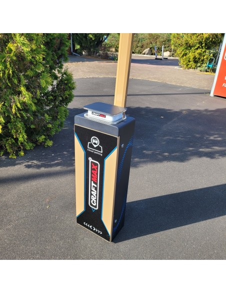 CRAFTMAX-Automatische-Parkplatz-Schranke-bis-6m-Fernbedienung-LED-Beleuchtung-einstellbare-Armgeschwindigkeit-SMART-Cloud-3