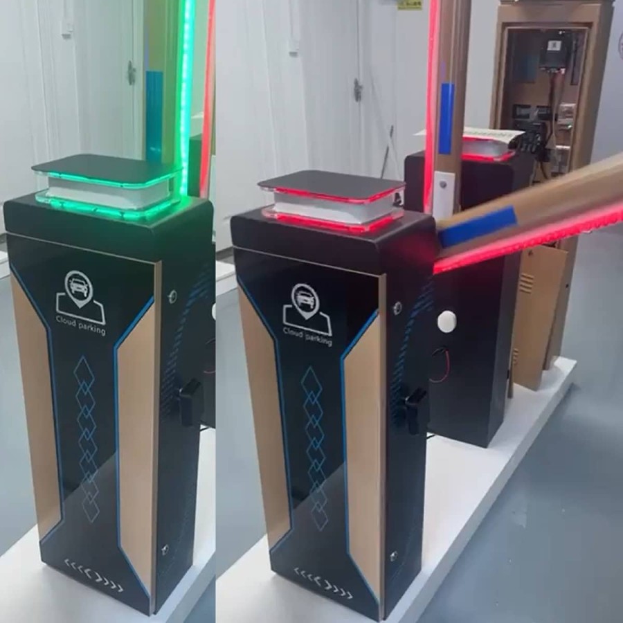 Automatische-Parkplatz-Schranke-bis-6m-Fernbedienung-LED-Beleuchtung-1