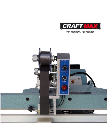 CRAFTMAX-Industrie-Impuls-Folienschweissgeraet-Standfuss-Pedalbedienung-Beschriftung