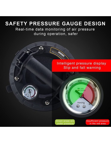 PROFI-200-Glassaugnapf-Vakuumheber-Set-mit-Manometer-ABS-Handpumpe-20cm-Saugnapf-7