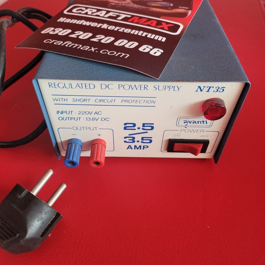 Avanti-NT35-Power-Supply-3.5A-Netzteil-138V-Funktechnik-Amateur-Funk-Funkgeraet-2