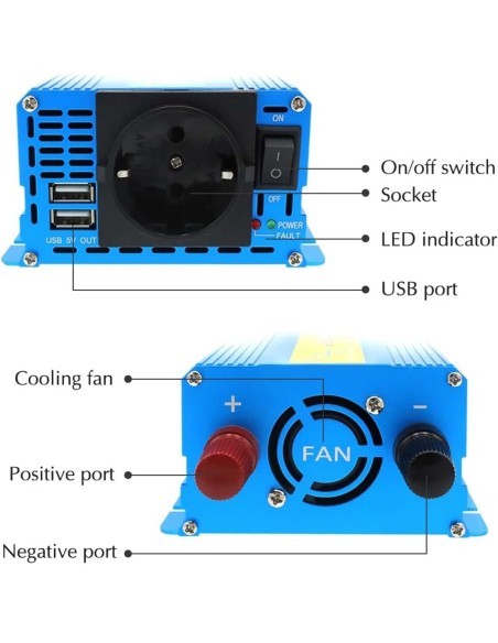 Spannungswandler-von-12V-auf-230V-Reiner-Sinus-Wechselrichter-DC-12V-auf-230V-AC-mit-1-EU-AC-Steckdose-2
