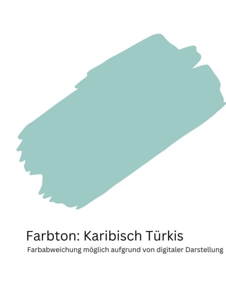 Farbabstrich-Tuerkis-karibisch