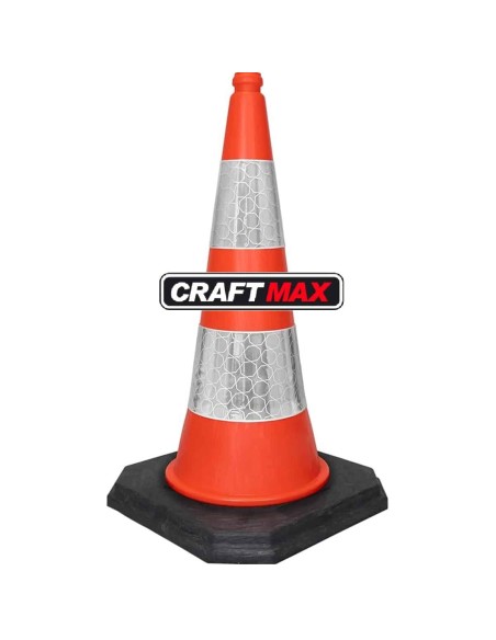 Verkehrsleitkegel-Verkehrshuetchen-Verkehrskegel-75cm-hohe-Pylonen-mit-Reflektor-1