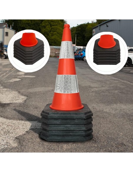 Verkehrsleitkegel-Verkehrshuetchen-Verkehrskegel-75cm-hohe-Pylonen-mit-Reflektor-3