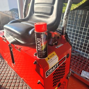 RED-rot-Farbspray-Lackspray-glaenzend-400ml-RAL3020-Verkehrsrot 2