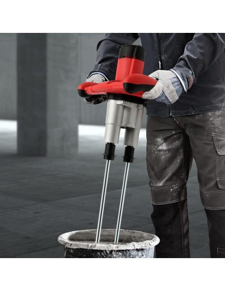 CRAFTMAX-Doppelruehrwerk-Mixer-2500Watt-fuer-Schlamm