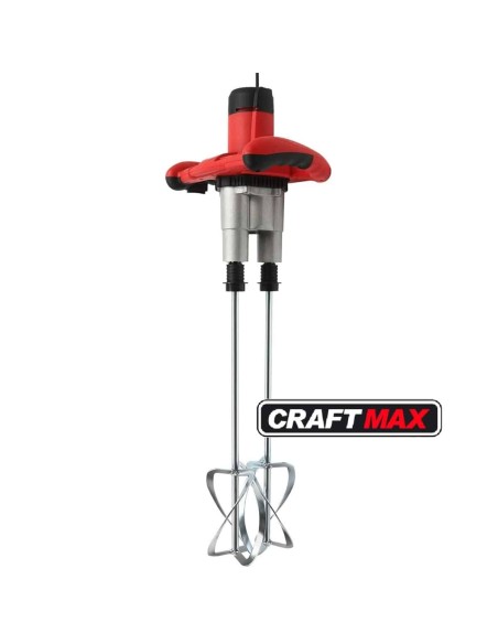 CRAFTMAX-Doppelruehrwerk-Mixer-2500Watt-fuer-Estrich