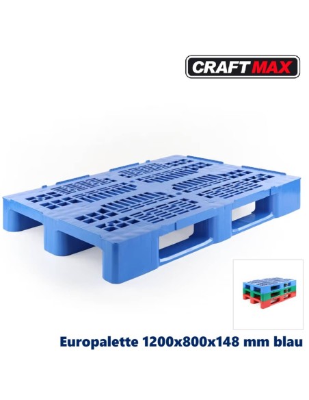 Europalette-Kunststoff-farbig-blau