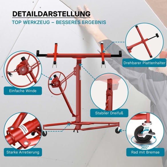 CRAFTMAX-Plattenheber-Montagehilfe-fuer-Trockenbau-5