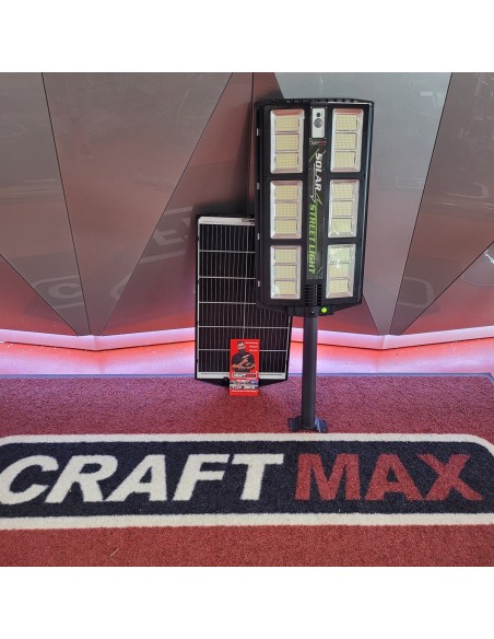 CRAFTMAX-1200W-Solar-Strassenlampe-Flutlicht-6500K-1170-LEDs-Solarlampe-mit-Bewegungsmelder-Fernbedienung-2