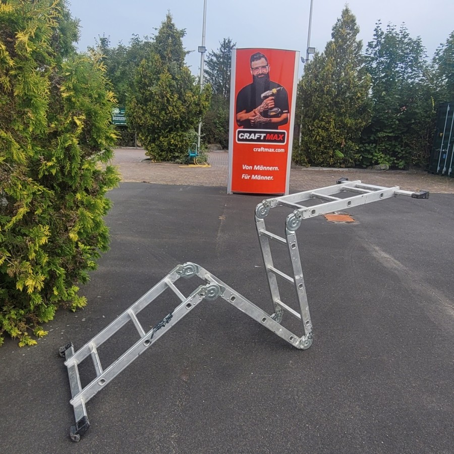 ALU-Mehrzweckleiter-3in1-Klapp-Bock-u.-Schiebeleiter-4×4-Sprossen-Arbeitshoehe-2.9-bis-5.4m-mieten-2