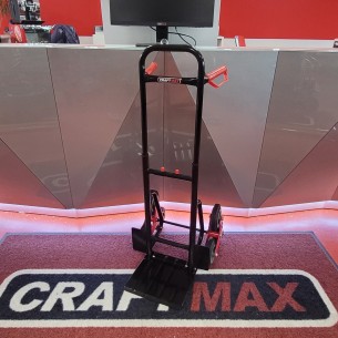 Sackkarre-mit-Treppensteiger-3er-Raeder-klappbar-verstellbare-Hoehe-80-112cm150kg-Belastbarkeit-1 2