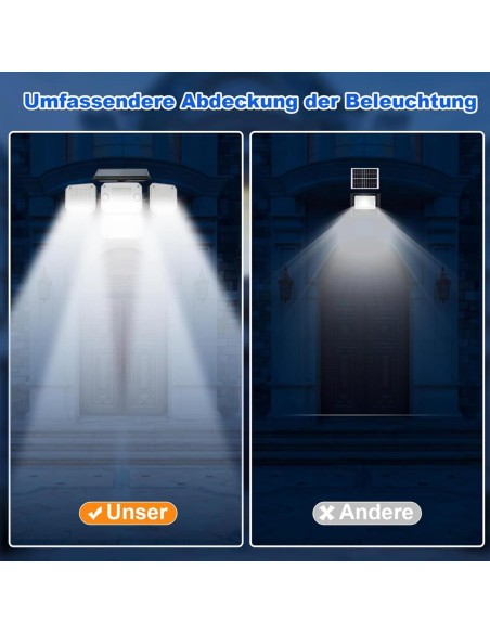Solarlampe-mit-4-schwenkbaren-LED-Koepfen-Bewegungsmelder-Fernbedienung-fuer-Haus-Hof-Garten-Garage-4