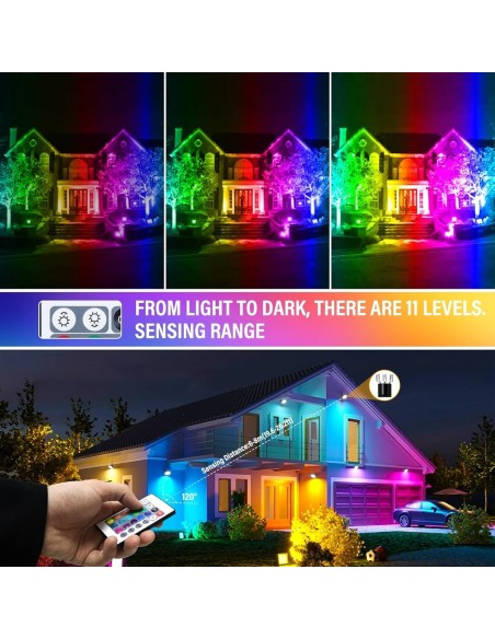 LED-Fluter-50W-RGBW-Farbwechsel-16-Farben-4-Modi-Fernbedienung-dimmbar-mit-Stecker-fuer-innen-aussen-4