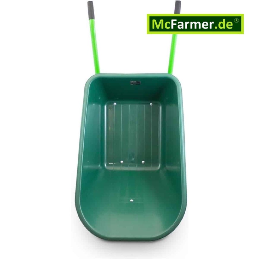 McFARMER-Gartenschubkarre-100-L-gruene-PP-Mulde-pannenfreies-PU-Rad-250kg-4