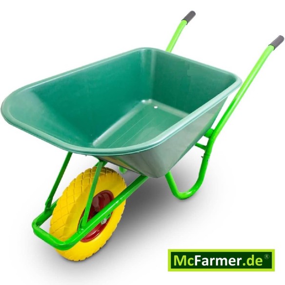 McFARMER-Gartenschubkarre-100-L-gruene-PP-Mulde-pannenfreies-PU-Rad-250kg-6