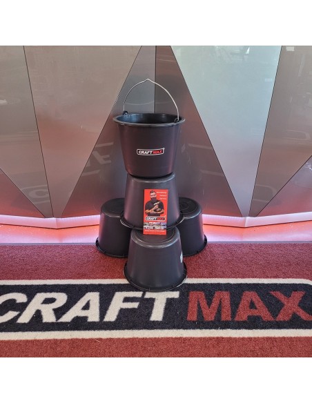 CRAFTMAX®-12L-Eimer-Baueimer-Kuebel-fuer-Zement-Moertel-Wassereimer-bis-12-kg-1