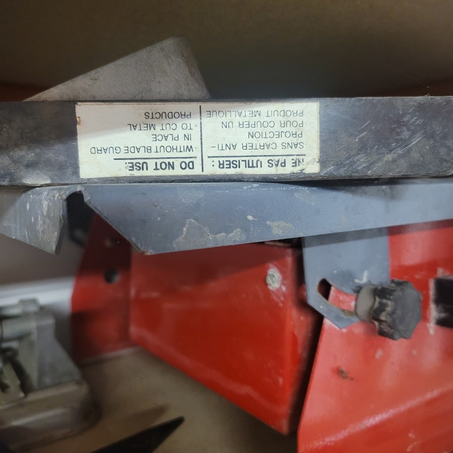 Fliesenschneidmaschine-elektrisch-neigbarer-Tisch-Winkelskala-Diamanttrennscheibe-Vorfuehrgeraet-gebraucht-3