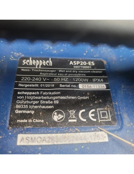 Nass-und-Trockensauger-Scheppach-1200W-20Liter