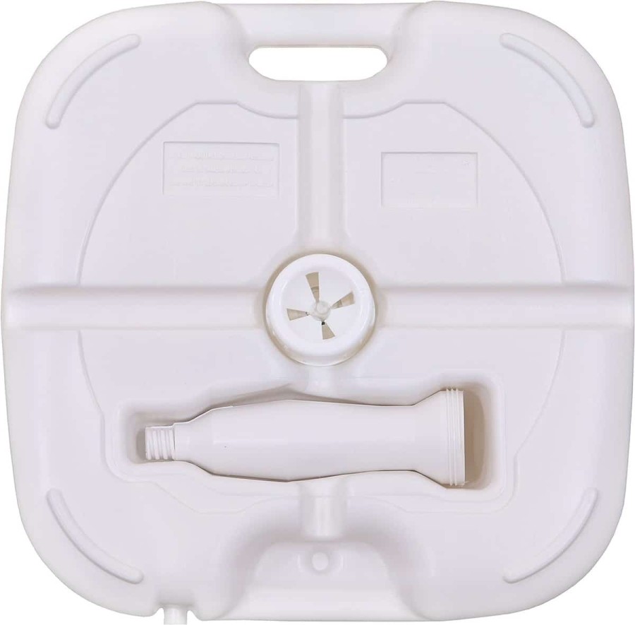 Sonnenschirm-Staender-20-L-weiss-Kunststoff-09-kg-mit-Sand-oder-Wasser-befuellbar-4