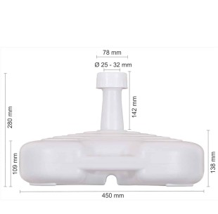 Sonnenschirm-Staender-20-L-weiss-Kunststoff-09-kg-mit-Sand-oder-Wasser-befuellbar-1 2