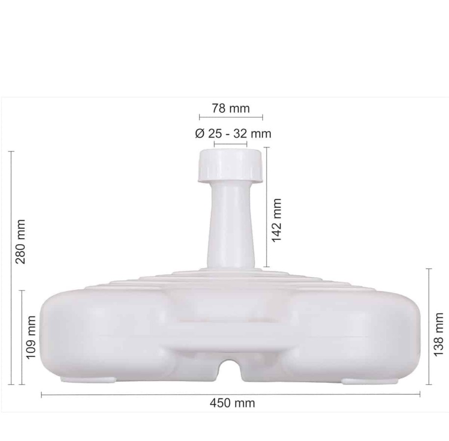 Sonnenschirm-Staender-20-L-weiss-Kunststoff-09-kg-mit-Sand-oder-Wasser-befuellbar-2
